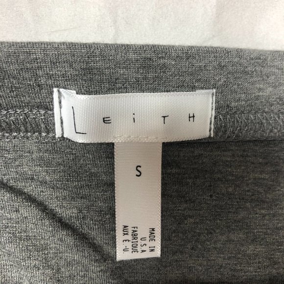 4/$20 🔵 NWOT Leith Double Layered Tube Skirt Gray Small - Picture 3 of 4